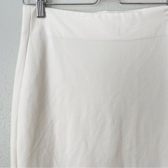 Vince Camuto cream Ponte pencil skirt stretchy S - Picture 3 of 11